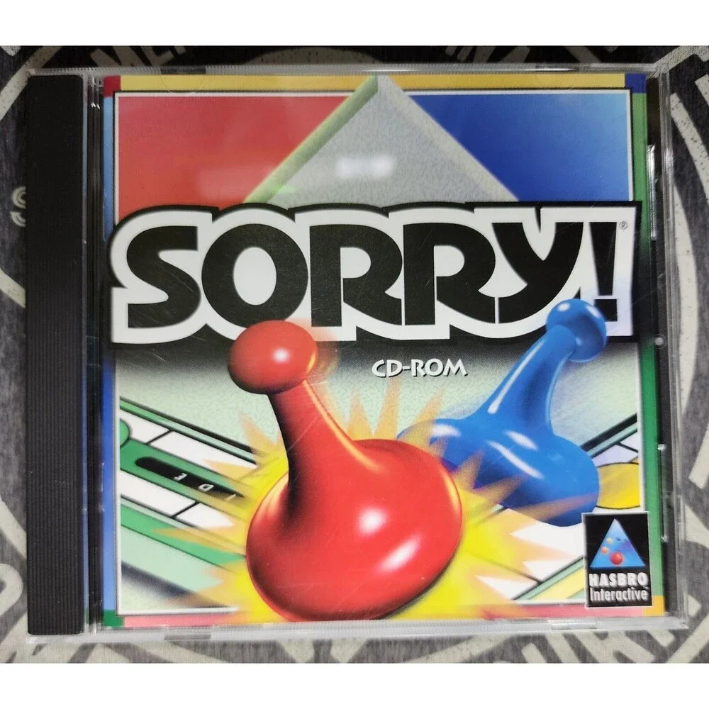 Sorry! PC Windows CD-ROM By Hasbro Very Good Condition w/ Box Vintage Software